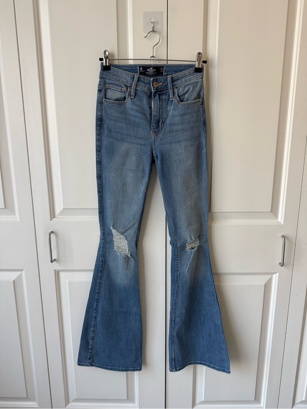 Hollister High-Rise Vintage Flare Jeans Size 0